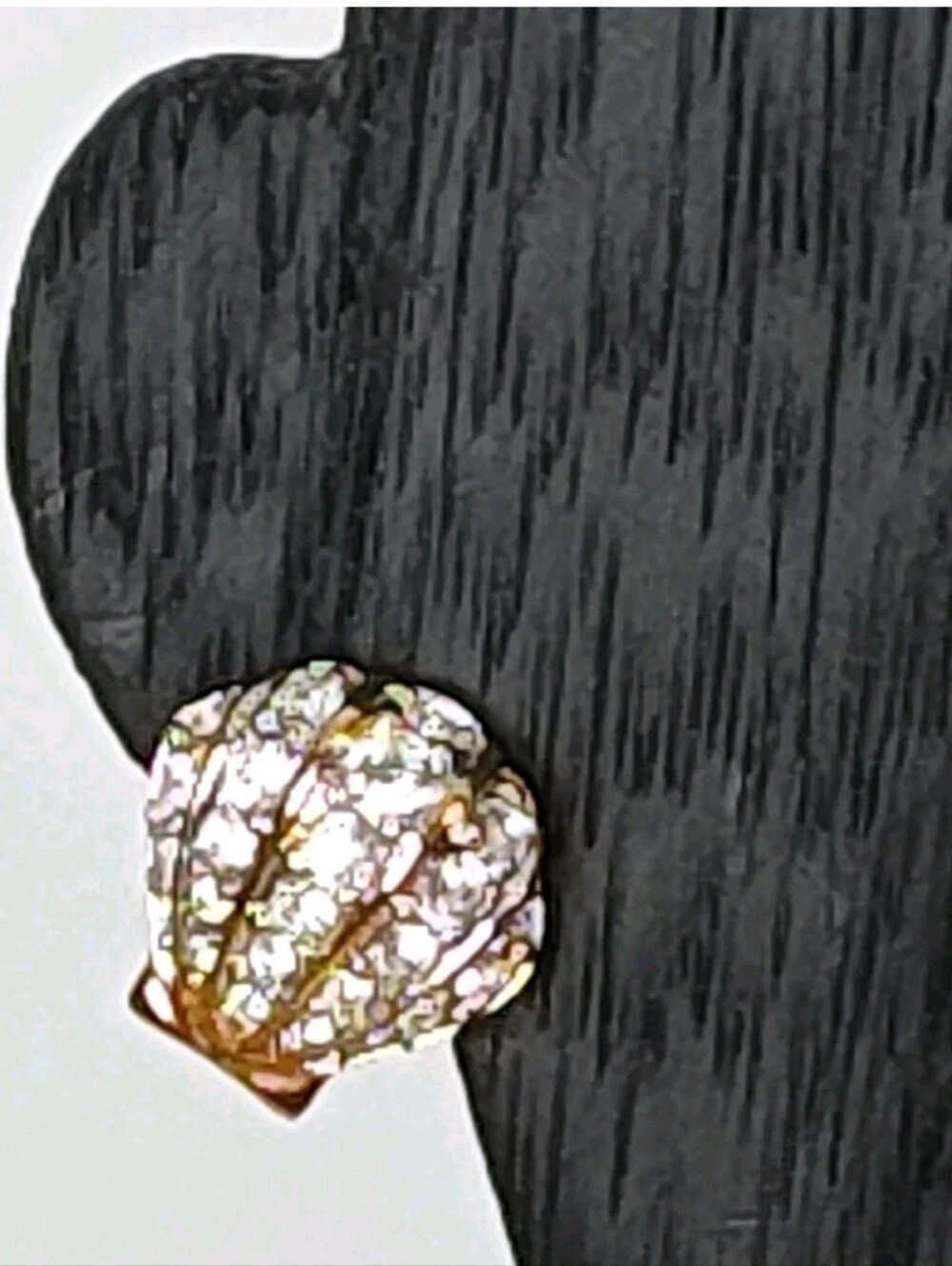 Swarovski Idyllia Clam Shell Earrings Crystal Rhinestones Gold Tone Clip Ons 80s
